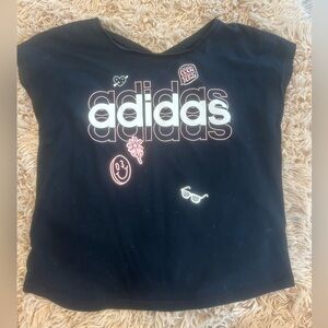 Girls Adidas Emoji T-Shirt